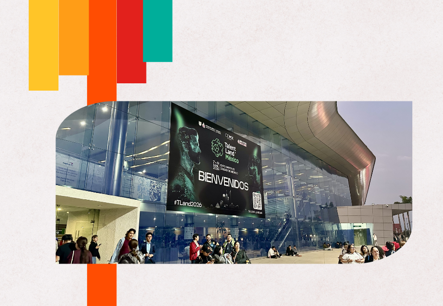 Postal de la salida y entrada del Talent Land 2026.